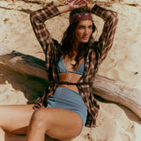 Austin Canyon Flannel Shirt - CHOCOLATE