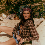 Austin Canyon Flannel Shirt - CHOCOLATE