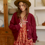 Cozy Knit - Maroon