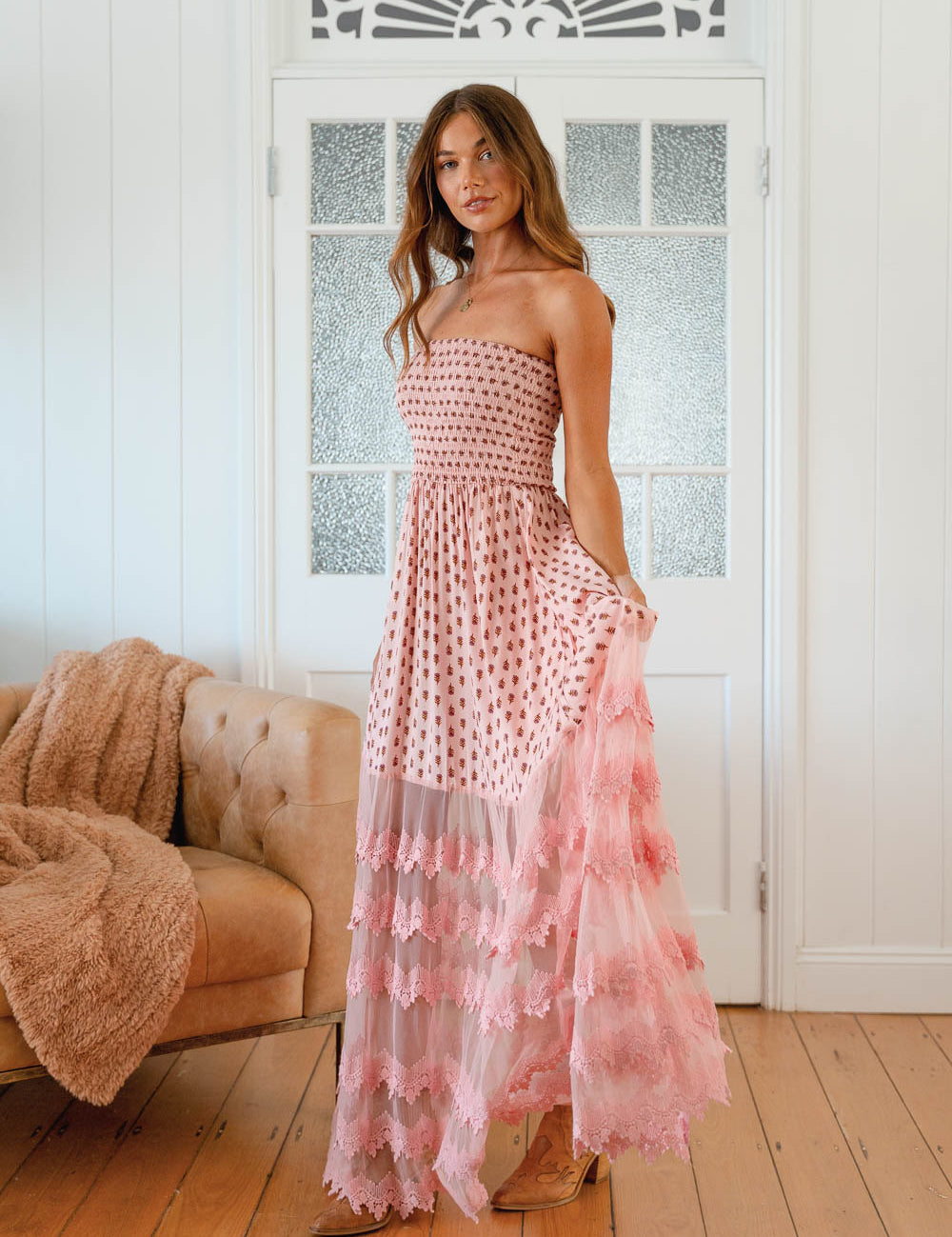 Pink Sunset Leora Salsa Maxi