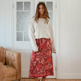 Ziggy Print Woods Maxi Skirt