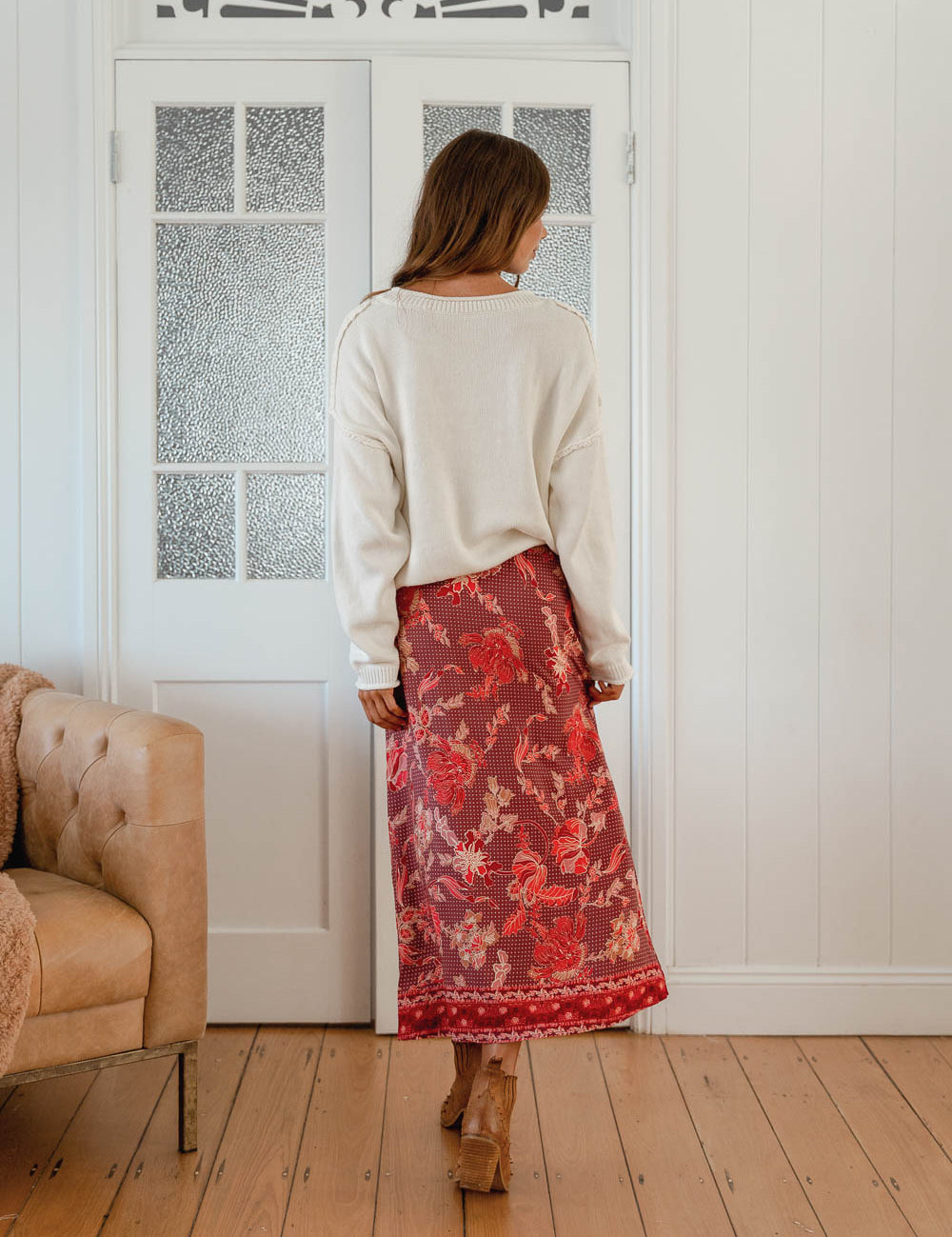 Ziggy Print Woods Maxi Skirt