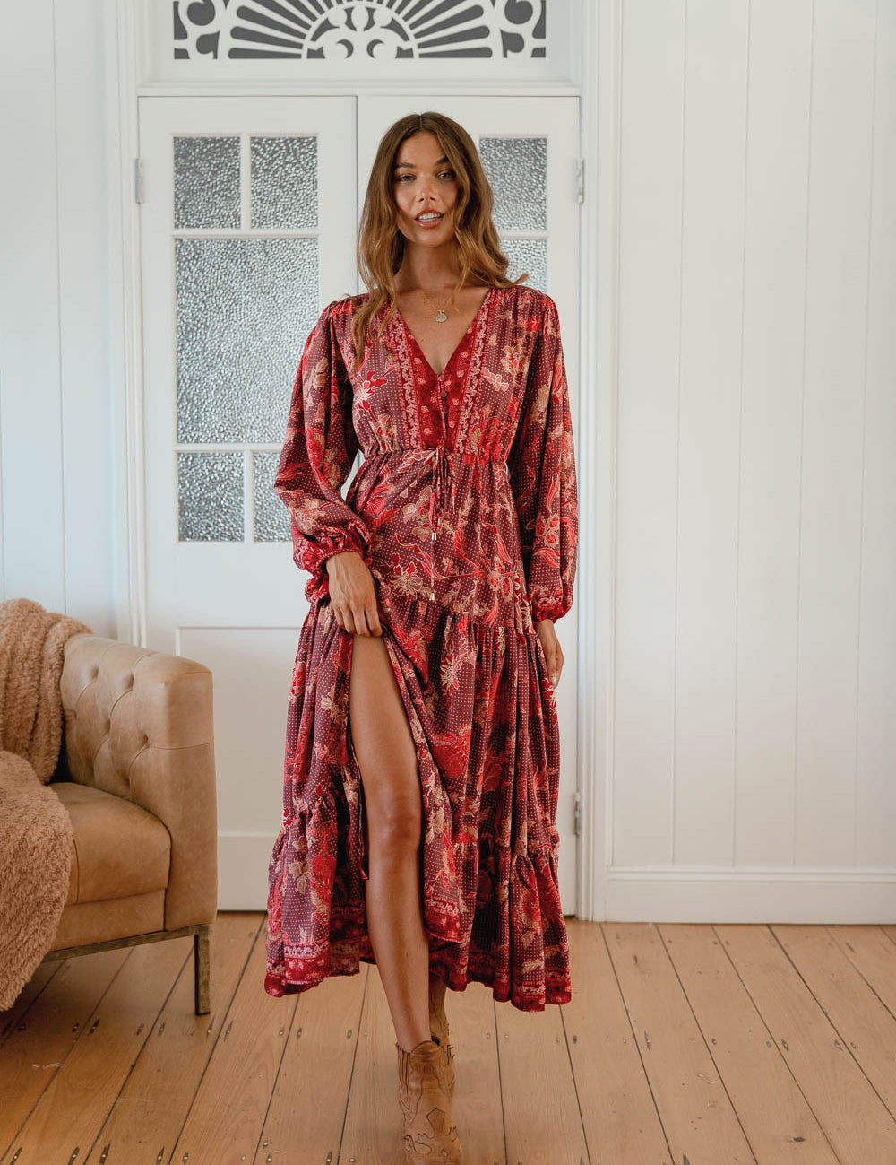 Ziggy Print Teresa Maxi Dress