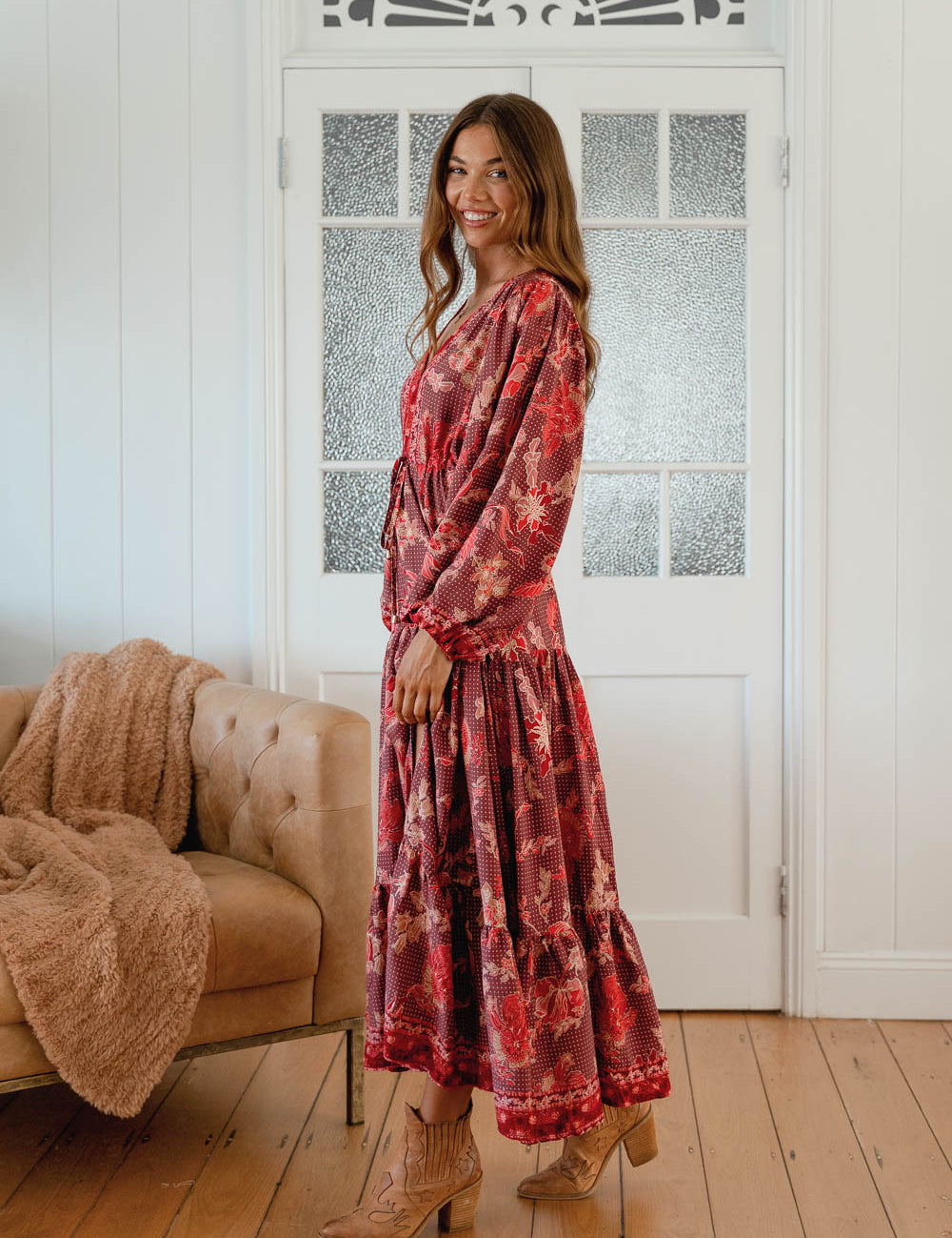 Ziggy Print Teresa Maxi Dress