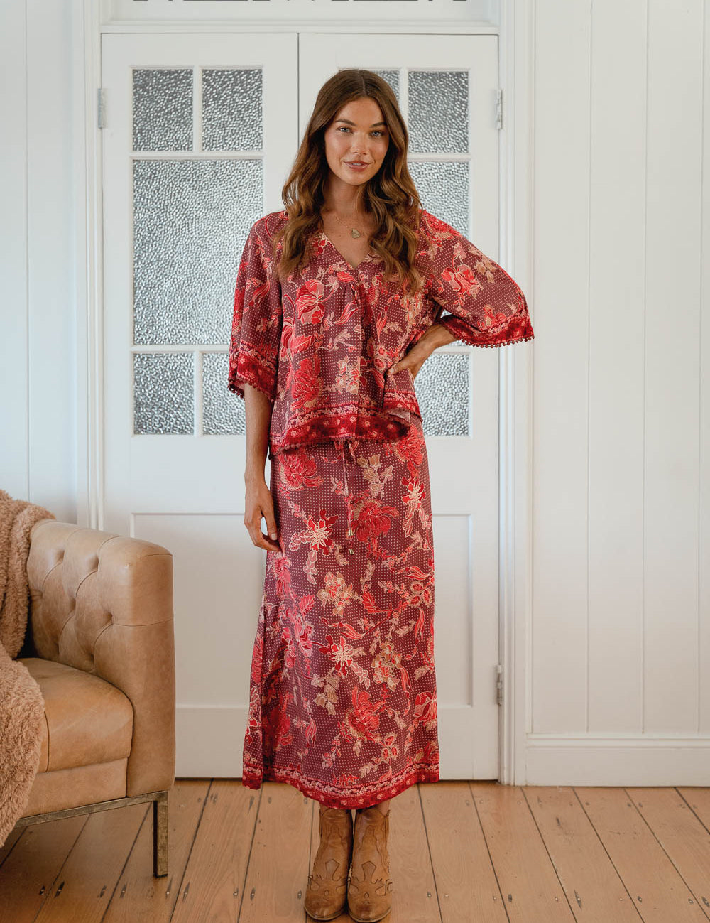 Ziggy Print Gabriella Top