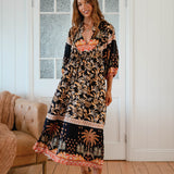 Jardin Print Boheme Midi