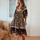Jardin Print Boheme Midi