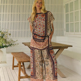 Fleetwood Dawn Cap sleeve Tunic blouse