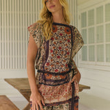 Fleetwood Dawn Cap sleeve Tunic blouse