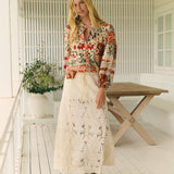 Golden Palms wood skirt