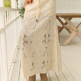 Golden Palms wood skirt