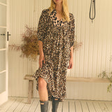 Untamed Print Boheme Midi Dress