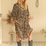 Untamed Print Boheme Midi Dress