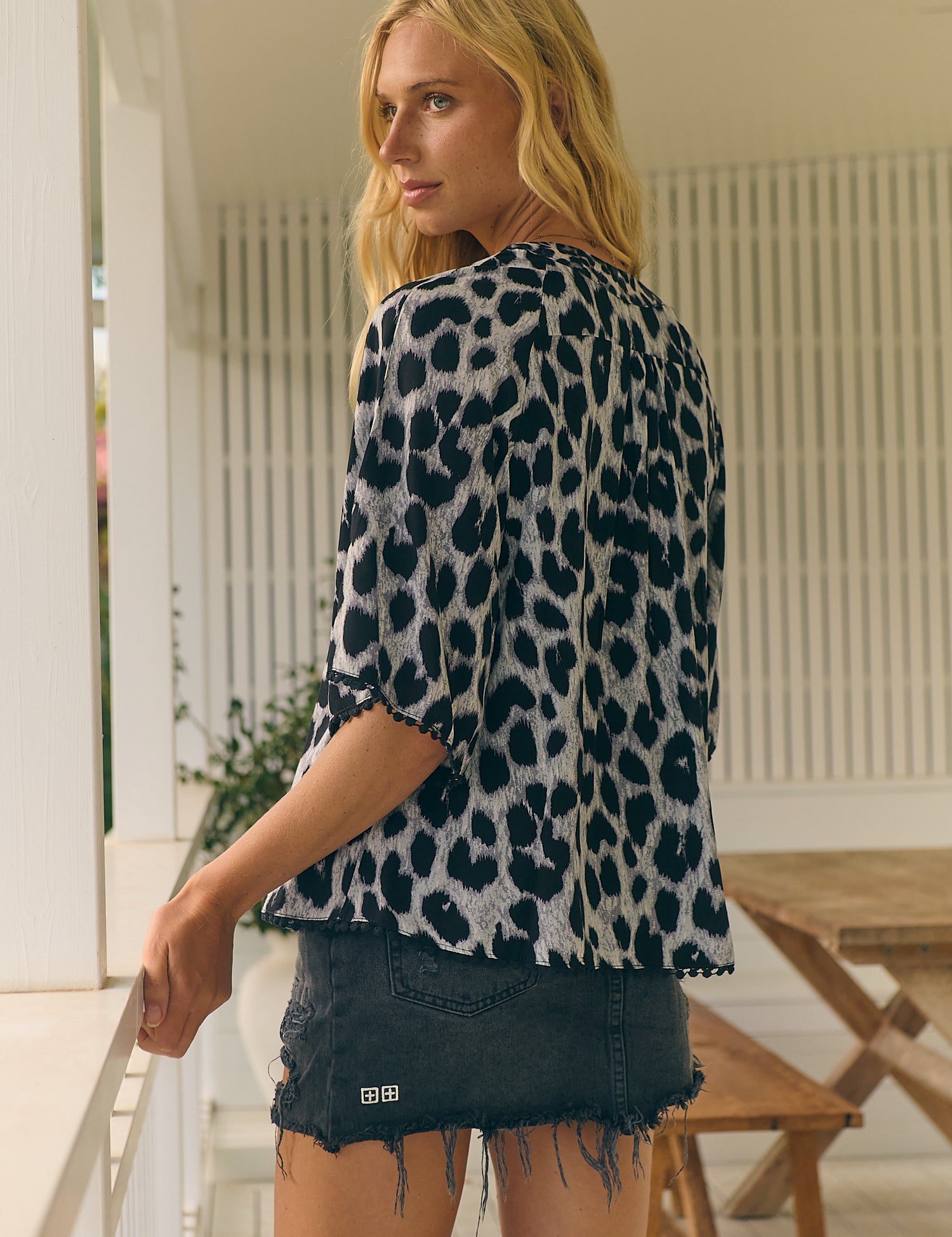 Lone Star Print Gabriella Top