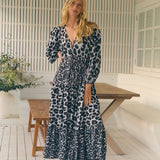Lone Star Print Teresa Maxi Dress