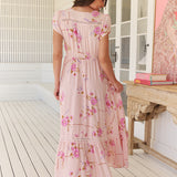 Blushing Fields Print Carmen Maxi