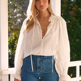 White Clara Blouse