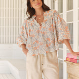 Soft petal Carla blouse
