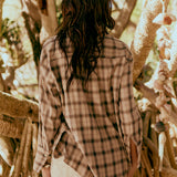 Nashville Canyon Flannel Shirt - STONE