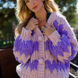 Berry Calm Meadow Cardigan