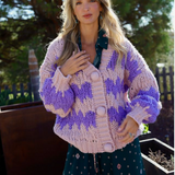 Berry Calm Meadow Cardigan