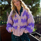 Berry Calm Meadow Cardigan