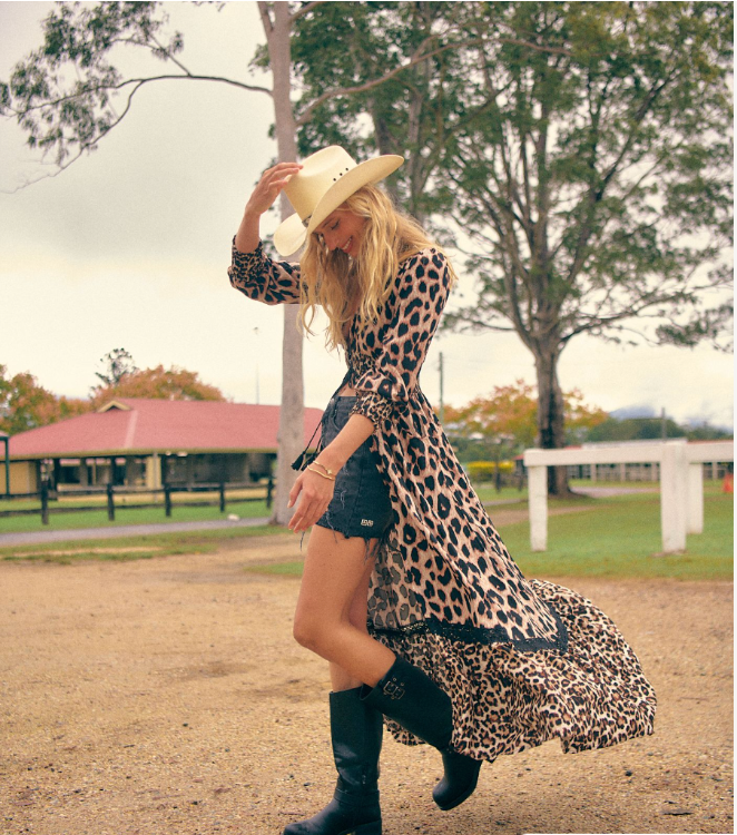 Untamed Print Sabrina Maxi