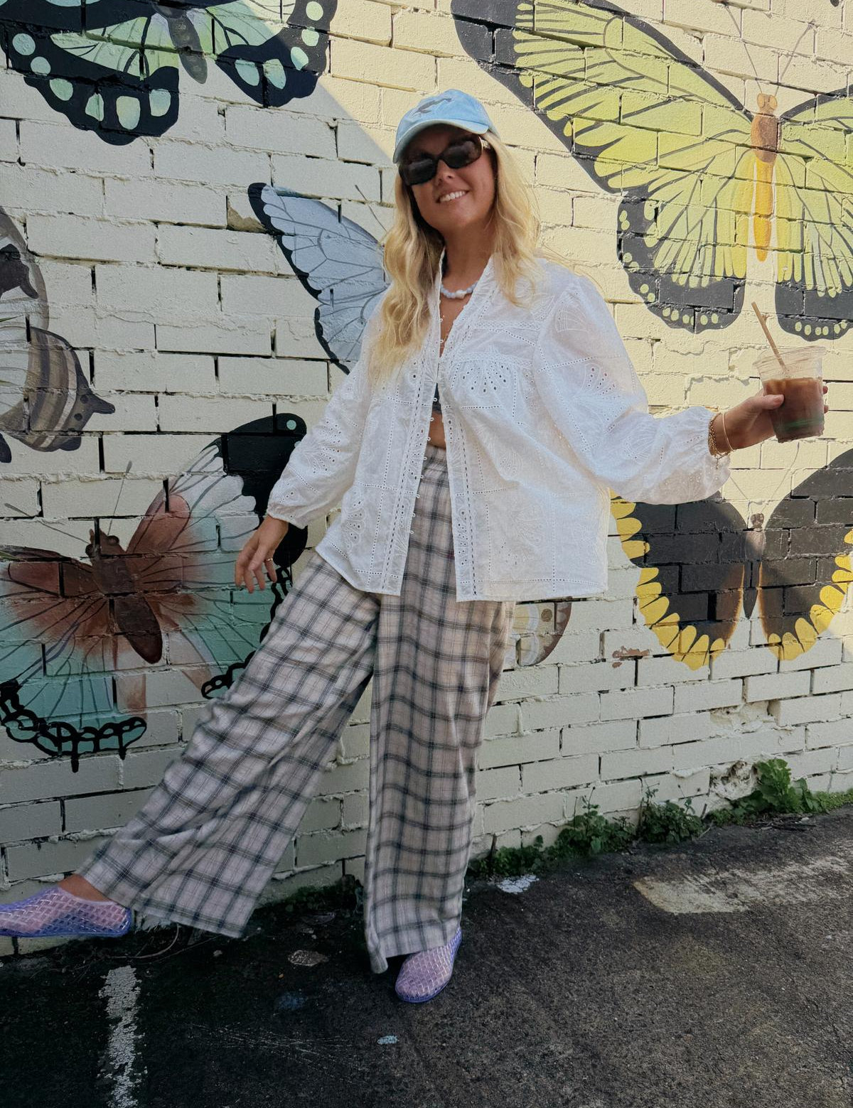 Nashville Stevie Flannel Pant - Stone