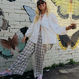 Nashville Stevie Flannel Pant - Stone