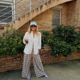 Nashville Stevie Flannel Pant - Stone