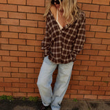 Austin Canyon Flannel Shirt - CHOCOLATE
