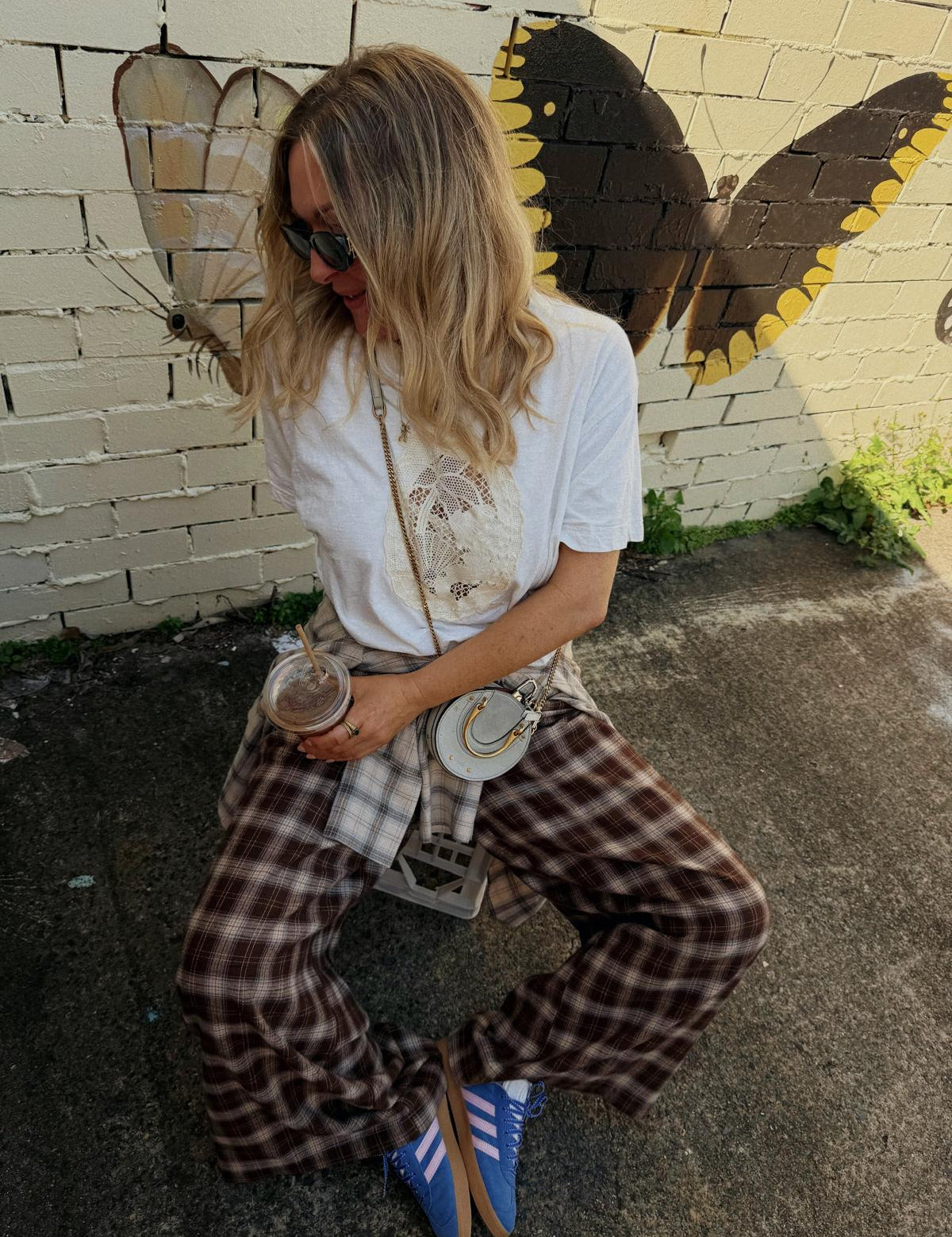 Austin Stevie Flannel Pants - CHOCOLATE