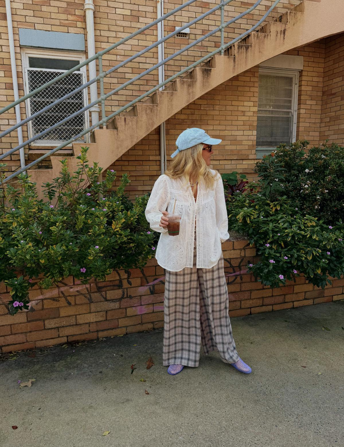 Nashville Stevie Flannel Pant - Stone