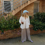 Nashville Stevie Flannel Pant - Stone
